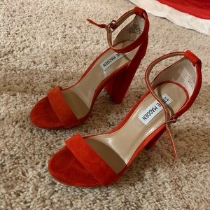 Steve Madden Red Suede heels